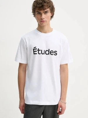 Études Studio t-shirt męski kolor biały z nadrukiem H24MMTSH105