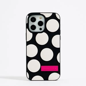 Etui iPhone 13 Pro Max silikon dots czarne BIMBA Y LOLA