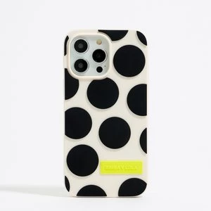 Etui iPhone 13 Pro Max silikon dots kość słoniowa BIMBA Y LOLA