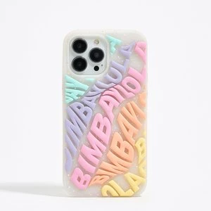 Etui iPhone 13 Pro Max silikon logo wielobarwne BIMBA Y LOLA