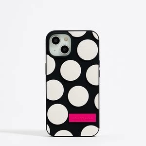 Etui iPhone 13 silikon dots czarne BIMBA Y LOLA