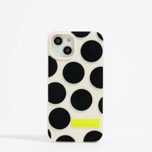 Etui iPhone 13 silikon dots kość słoniowa BIMBA Y LOLA