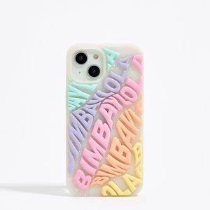 Etui iPhone 13 silikon logo wielobarwne BIMBA Y LOLA