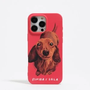 Etui iPhone 16 Pro Max jamnik czerwone BIMBA Y LOLA