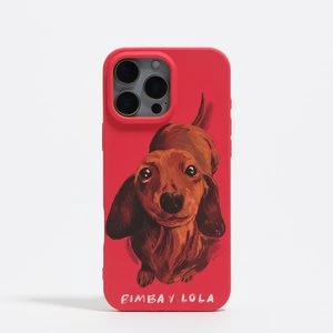 Etui iPhone 16 Pro Max jamnik czerwone BIMBA Y LOLA