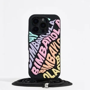 Etui iPhone 16 Pro silikon logo wielobarwne BIMBA Y LOLA