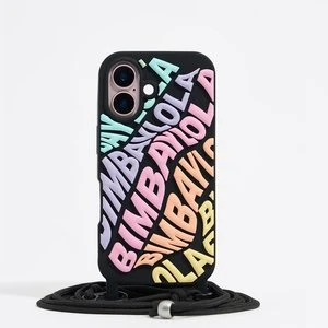 Etui iPhone 16 silikon logo wielobarwne BIMBA Y LOLA