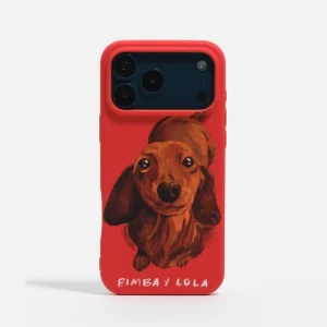 Etui iPhone 17 Pro teckel czerwone BIMBA Y LOLA