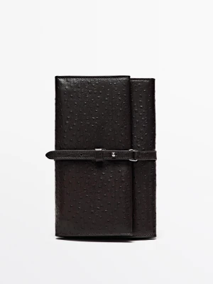 Etui Na Biżuterię Ze Skóry Nappa O Teksturze - Brązowy - Massimo Dutti - Female