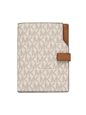 Etui na dokumenty MICHAEL Michael Kors 32F5GJ6T1B Kremowy
