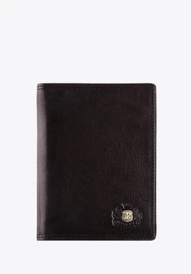 Etui na dokumenty skórzane klasyczne czarne Wittchen