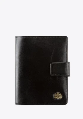 Etui na dokumenty ze skóry licowej czarne Wittchen