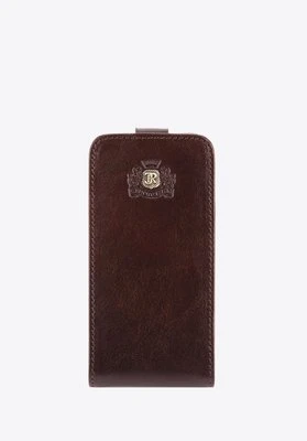 Etui na iPhone 4 skórzane brązowe Wittchen