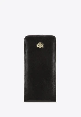 Etui na iPhone 6 Plus skórzane czarne Wittchen