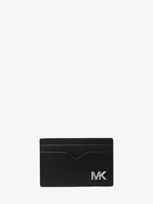 Etui na karty Edisson ze skóry saffiano Michael Kors Mens