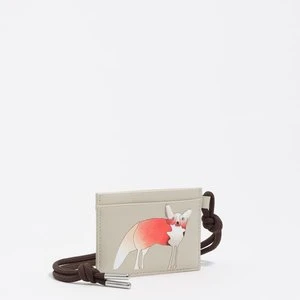 Etui na karty Frío Peludo skóra ciemnoszare BIMBA Y LOLA