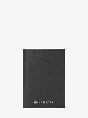 Etui na karty Hudson ze skóry groszkowej Michael Kors Mens