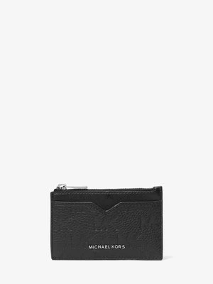 Etui na karty Hudson ze skóry z wytłoczonym logo Michael Kors Mens
