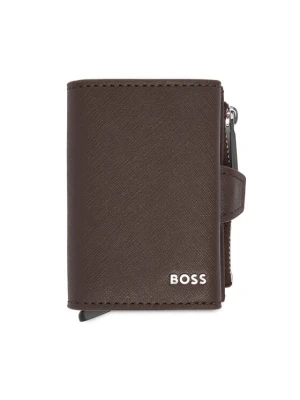 Etui na karty kredytowe BOSS Northon 50573524 Brązowy ciemny