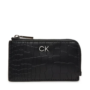 Etui na karty kredytowe Calvin Klein Ck Daily Zip Cardholder_Croco K60K612191 Czarny