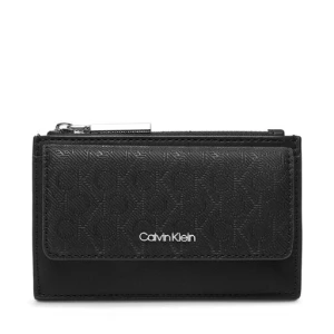 Etui na karty kredytowe Calvin Klein Ck Must Aop Cc Holder W Zip LV04F1036G Czarny