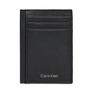 Etui na karty kredytowe Calvin Klein Foil Emboss Ns Card Case LV04D1061G Czarny
