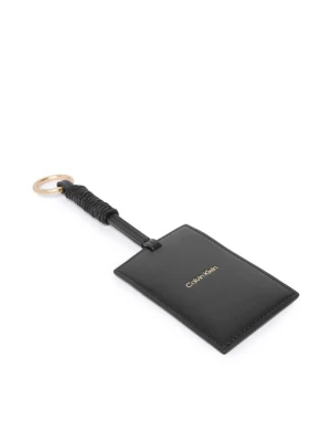 Etui na karty kredytowe Calvin Klein Foil Logo Lacing Cardcase Charm LV04F1259G Czarny