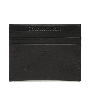 Etui na karty kredytowe Calvin Klein Jeans Monogram Soft Cardholder 6Cc Aop K50K510150 Czarny