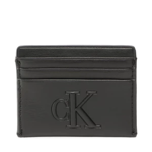 Etui na karty kredytowe Calvin Klein Jeans Sculpted Cardholder 6Cc Pipping K60K610349 Czarny