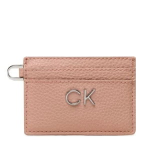 Etui na karty kredytowe Calvin Klein Re-Lock Cardholder Pbl K60K610671 Różowy