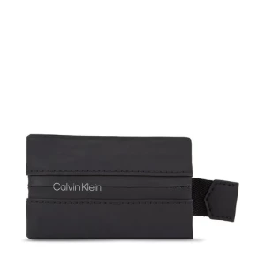 Etui na karty kredytowe Calvin Klein Rubberized Slide Ccholder K50K510923 Czarny