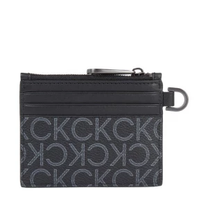 Etui na karty kredytowe Calvin Klein Subtle Mono 6Cc Holder W/Zip K50K509236 Black Classic Mono 01H