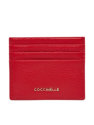 Etui na karty kredytowe Coccinelle MW5 Metallic Soft E2 MW5 12 95 01 Czerwony