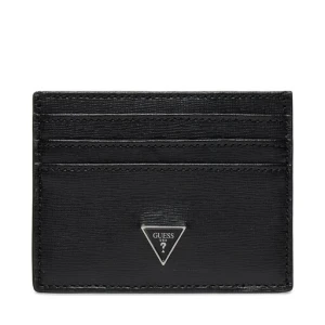 Etui na karty kredytowe Guess SMCSLE LEA25 Czarny