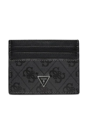 Etui na karty kredytowe Guess SMVELE LEA25 Czarny