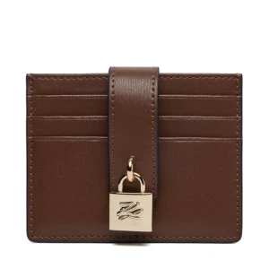Etui na karty kredytowe KARL LAGERFELD B1W32025 Brązowy