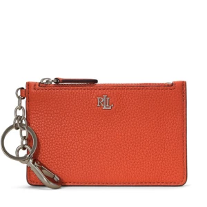 Etui na karty kredytowe Lauren Ralph Lauren Zip Card Cas 432947628008 Pomarańczowy