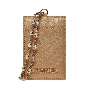 Etui na karty kredytowe LOVE MOSCHINO JC5853PP4IK2390A Złoty