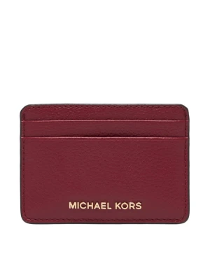 Etui na karty kredytowe MICHAEL Michael Kors 32F7GF6D0L Bordowy