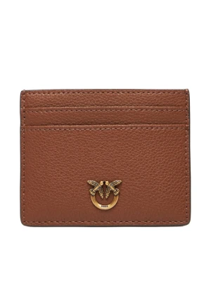 Etui na karty kredytowe PINKO Card Holder Simply AI 25-26 PCPL 103762 A29Q Brązowy
