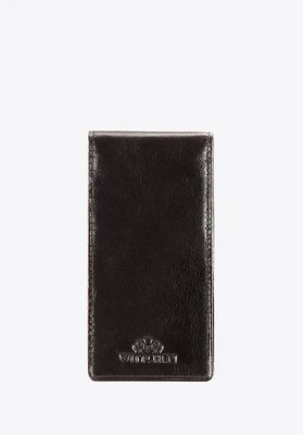 Etui na karty kredytowe skórzane z licznymi przegródkami czarne Wittchen