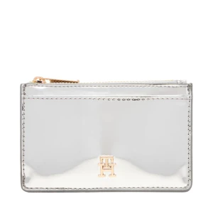 Etui na karty kredytowe Tommy Hilfiger Long Cc Holder Met AW0AW18038 Srebrny