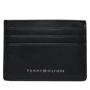 Etui na karty kredytowe Tommy Hilfiger Th Spw Leather Cc Holder AM0AM11845 Czarny