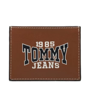 Etui na karty kredytowe Tommy Jeans Tjm Leather Cc Holder AM0AM11427 Brązowy