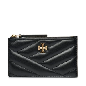 Etui na karty kredytowe Tory Burch Kira Chevron Zip Card 156556 Czarny