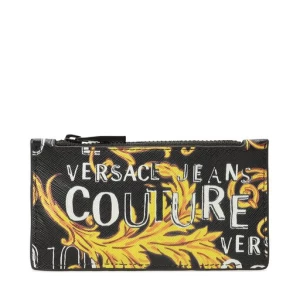 Etui na karty kredytowe Versace Jeans Couture 74YA5PB3 Czarny