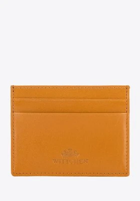 Etui na karty kredytowe z gładkiej skóry koniak Wittchen