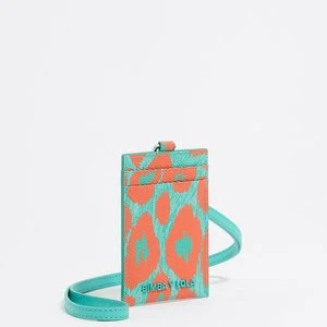Etui na karty Leopard turkusowe BIMBA Y LOLA