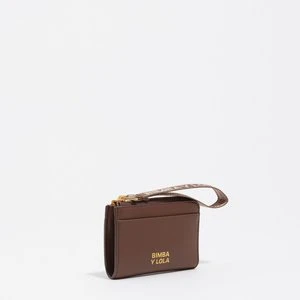 Etui na karty portmonetka skóra mocha BIMBA Y LOLA