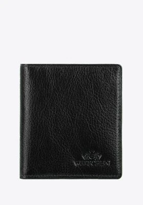 Etui na karty skórzane klasyczne czarne Wittchen